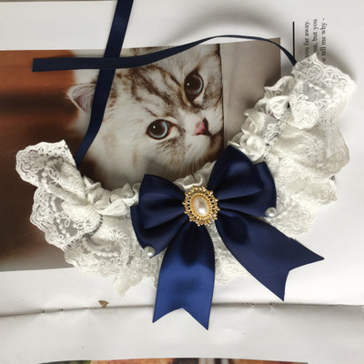 Guler de câine din mătase cu bijuterii, nuntă, pisică, cățeluș, panglică, eșarfă, pandantiv, funde pentru animale de companie, colier din satin, accesorii noi pentru pisoi, papion cadou