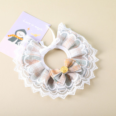 Guler de câine din mătase cu bijuterii, nuntă, pisică, cățeluș, panglică, eșarfă, pandantiv, funde pentru animale de companie, colier din satin, accesorii noi pentru pisoi, papion cadou