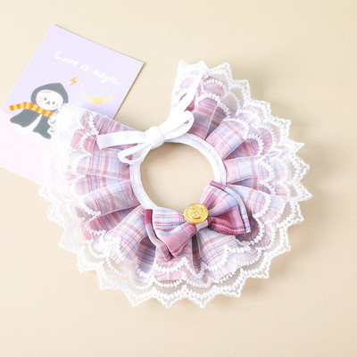 Guler de câine din mătase cu bijuterii, nuntă, pisică, cățeluș, panglică, eșarfă, pandantiv, funde pentru animale de companie, colier din satin, accesorii noi pentru pisoi, papion cadou