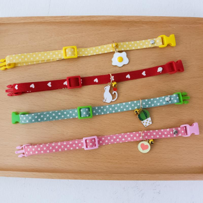 Νέο ρυθμιζόμενο κολάρο για γατάκι με κουδούνια για κατοικίδια για γάτες Κολιέ κολιέ για κουτάβι Προμήθειες για γάτες Αξεσουάρ για γάτες