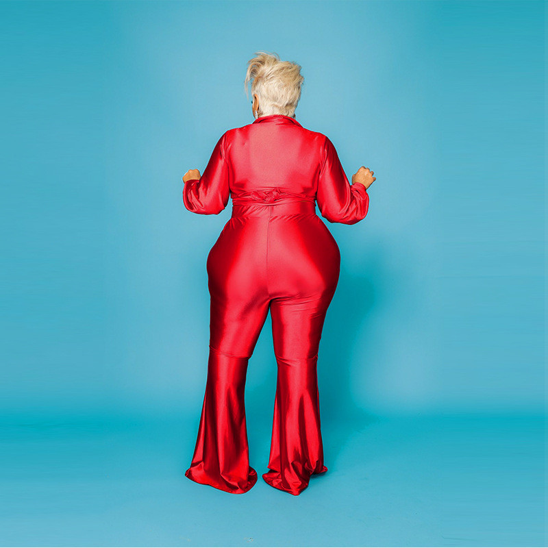 Μεγάλο μέγεθος Γυναικεία Ρούχα 2022 Φθινόπωρο Νέα ιδιοσυγκρασία Μόδα Casual Μονόχρωμο Γυναικείο μακρυμάνικο κοστούμι XL-5XL Oversized