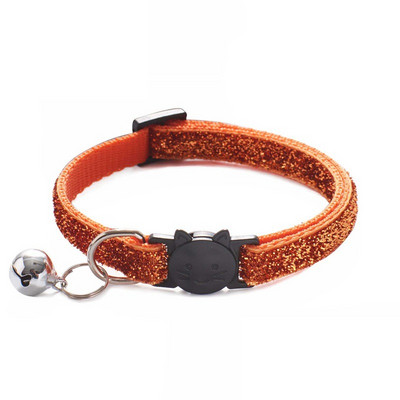 Κολάρο για γάτες Glitter για γάτες Protect Collier Chat Rose Katzenhalsband Ρυθμιζόμενη ασφάλεια Αξεσουάρ για κατοικίδια γατάκι Chihuahua