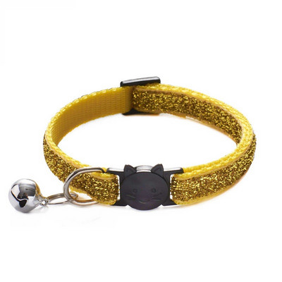 Κολάρο για γάτες Glitter για γάτες Protect Collier Chat Rose Katzenhalsband Ρυθμιζόμενη ασφάλεια Αξεσουάρ για κατοικίδια γατάκι Chihuahua