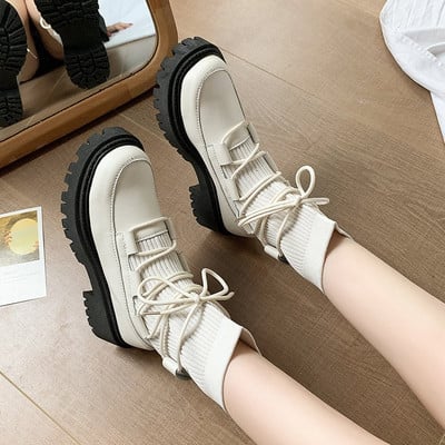 Naiste saapad pahkluu Luksuslik uus mood kõrge platvormiga jalanõud Naiste vabaaja saapad Pehmed hingavad venivad saapad Naiste naiste saapad