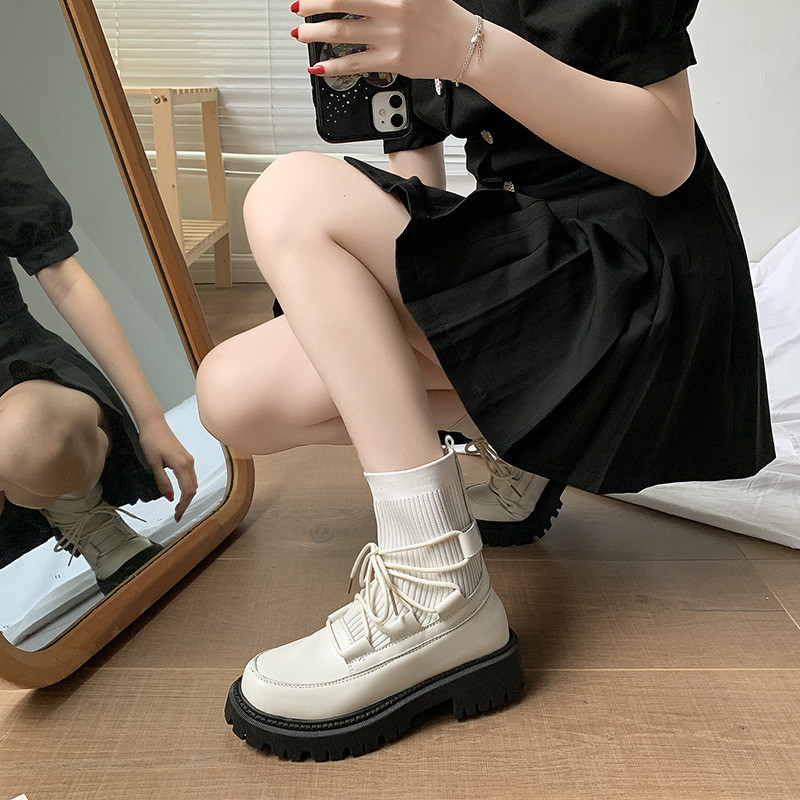 Naiste saapad pahkluu Luksuslik uus mood kõrge platvormiga jalanõud Naiste vabaaja saapad Pehmed hingavad venivad saapad Naiste naiste saapad