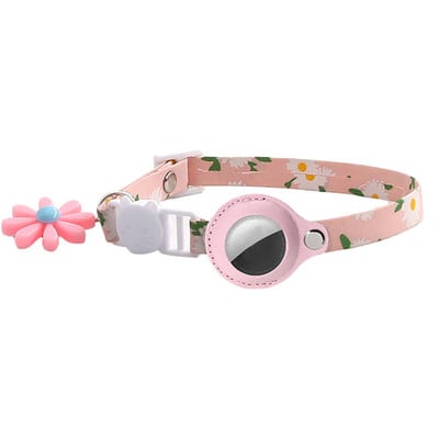 Kassi kaelarihm Air Tag kaitseümbris Reguleeritav kerge jälgimisseade Kassi kaelarihmad kassipoja kutsikate lemmikloomatarvete jaoks ilma õhusildita