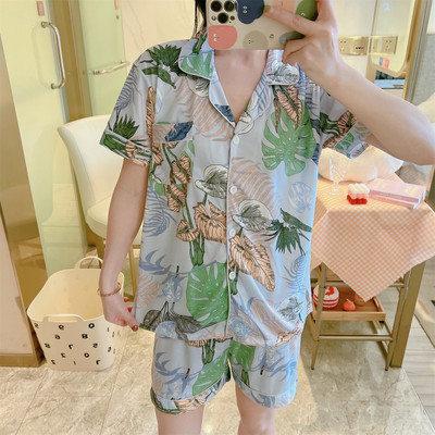 Άνοιξη 2023 Γυναικείες καρό Σετ Πυτζάμες Casual Loose Πυτζάμες Ολόσωμο Μπλούζες + Μακρύ Παντελόνι Κοστούμι 2 τμχ. Σπίτι Ρούχα Πιτζάμες Νυχτικά