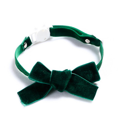 Κολιέ με φιόγκο γατούλας για σκύλους γάτες Vintage κολάρο γάτας Velvet pearl Ρυθμιζόμενο κατά του πνιγμού κολιέ κουταβιών Αξεσουάρ για πάρτι για κατοικίδια