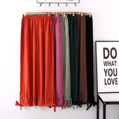 Cea mai nouă vară, bumbac, subțire, pantaloni lungi pentru femei, cu design cu fundă, pantaloni anti țânțari, multicolori, pantaloni de dans
