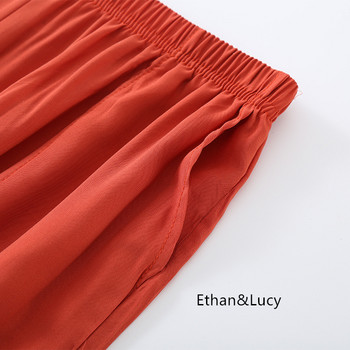Летни най-нови памучни тънки дамски големи размери на дълги панталони с панделка, шарове, устойчиви на комари, многоцветни панталони, панталони за танци