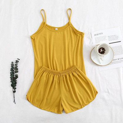 FallSweet Πυτζάμες για Γυναικείες Καλοκαιρινά μασίφ Sleepwear Σέξι Πυτζάμες Set Tank Top Σορτς Νυχτικά