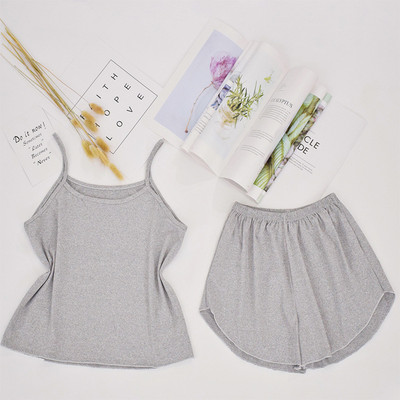 FallSweet Πυτζάμες για Γυναικείες Καλοκαιρινά μασίφ Sleepwear Σέξι Πυτζάμες Set Tank Top Σορτς Νυχτικά