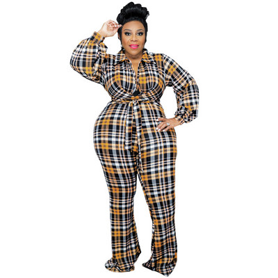 Γυναικεία Ρούχα Φθινοπώρου 2022 Φανάρι Μακρυμάνικη Γυναικεία Ολόσωμη φόρμα XL-5XL Oversized