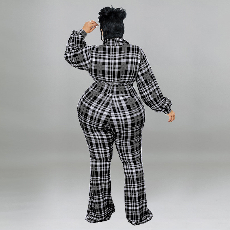 Γυναικεία Ρούχα Φθινοπώρου 2022 Φανάρι Μακρυμάνικη Γυναικεία Ολόσωμη φόρμα XL-5XL Oversized