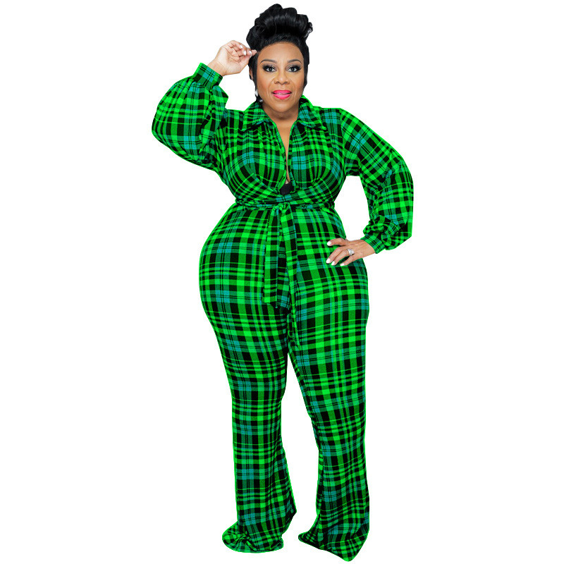 Γυναικεία Ρούχα Φθινοπώρου 2022 Φανάρι Μακρυμάνικη Γυναικεία Ολόσωμη φόρμα XL-5XL Oversized