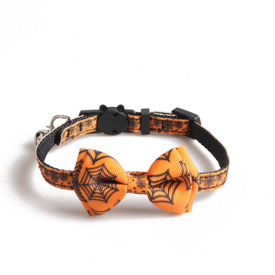 Halloween παπιγιόν Ρυθμιζόμενοι γιακάς για γατάκια Breakaway με κρεμαστό και κουδούνι γιακά για κατοικίδια