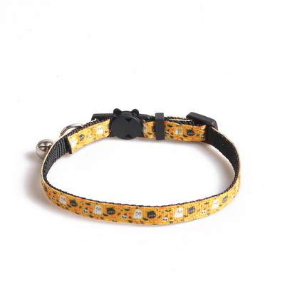 Halloween παπιγιόν Ρυθμιζόμενοι γιακάς για γατάκια Breakaway με κρεμαστό και κουδούνι γιακά για κατοικίδια