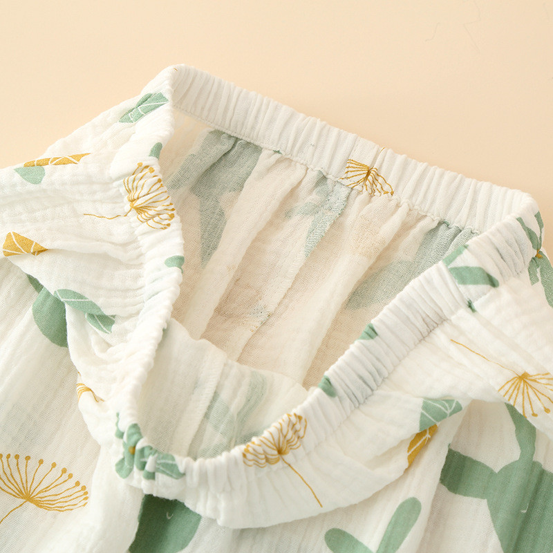 Βαμβακερά μακρυμάνικα Λεπτά μπλουζάκια ζακέτα με λαιμόκοψη V με μακρύ παντελόνι Σετ ρούχων για το σπίτι πιτζάμες για τη γυναικεία άνοιξη και το φθινόπωρο