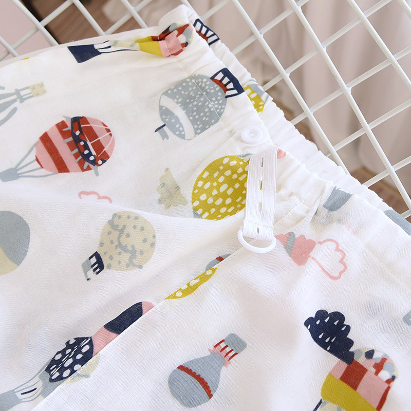 Γυναικεία Καλοκαιρινά και Φθινοπωρινά Μακρυμάνικα Cartoon Χαριτωμένα Ρούχα Σπίτι Φαρδιά Ζακέτα Παντελόνι Ρυθμιζόμενη μέση 99% Βαμβακερό κοστούμι πιτζάμες