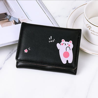 Uus lühike naiste rahakott, nahast ehtne väikese lukuga naiste rahakott Väike mündikott Femme 2022 luksusbrändi Porte Feuille naiste rahakott