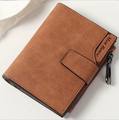 Uus lühike naiste rahakott, nahast ehtne väikese lukuga naiste rahakott Väike mündikott Femme 2022 luksusbrändi Porte Feuille naiste rahakott