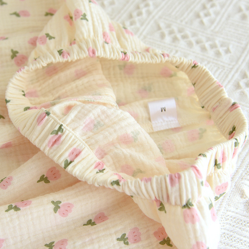 Μακρυμάνικο μακρύ παντελόνι κοστούμι πιτζάμες για γυναικεία ανοιξιάτικη και φθινοπωρινή λεπτό ύφασμα Φορέστε σπίτι Βαμβακερά μαλακά υπνοδωμάτια Γυναικεία ρούχα