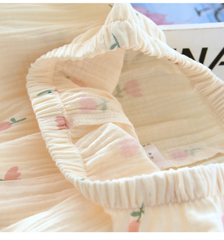 Tulip Printing Up Nupp Ümarkraega Pullover Pikkade varrukatega t-särk pikkade pükstega 2 tk Pidžaama riided naistele Sügis