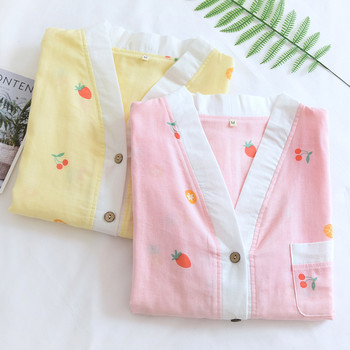 Пролетни, есенни и летни памучни облекла за кърмачки Костюми за бременни с дълги ръкави и регулируема талия Дамски пижами