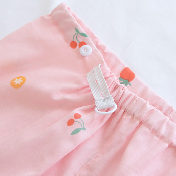 Пролетни, есенни и летни памучни облекла за кърмачки Костюми за бременни с дълги ръкави и регулируема талия Дамски пижами