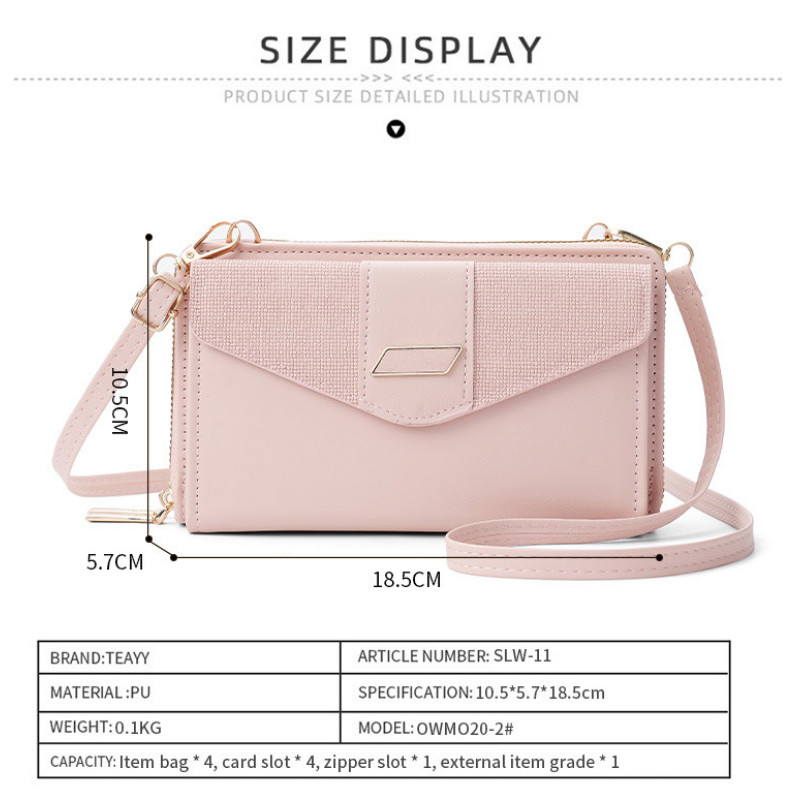 Naujos moteriškos PU odinės rankinės Moteriškos Daugiafunkcinės didelės talpos rankinės ant pečių Madingi „Crossbody“ krepšiai moterims telefono piniginė