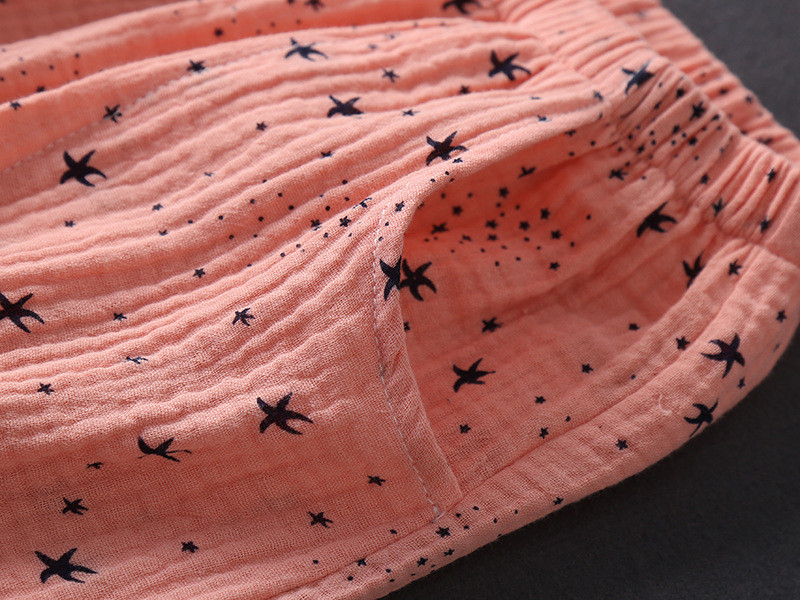 Kevadised ja sügisesed pikkade varrukatega V-kaelusega topid pikkade pükstega pidžaama koduriiete ülikond naiste puuvillased pidžaamad ööriided