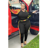 Set de 2 piese pentru femei L-4XL, mărime mare, cu vopsea cravată, patchwork, îmbrăcăminte elastică, ținută de jogger, set asortat pentru motociclist, vânzare cu ridicata.