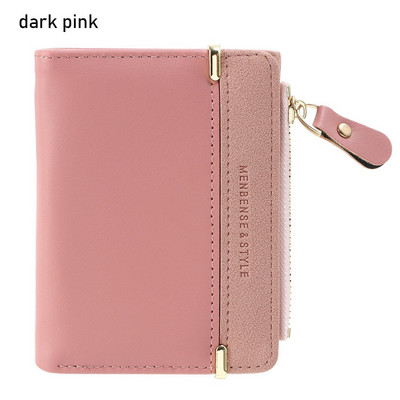 Moodne naiste mündikott Mini sidur Lühike rahakott kaardihoidja Naine Hasp Mini sidur Tüdrukule Mündikott Väike rahakott