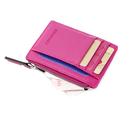 Γυναικεία Γυναικεία Γυναικεία Πορτοφόλια Πορτοφόλι Φερμουάρ PU Μικρό Μίνι Απαλό Λεπτό Κέρμα Κάρτας Κάρτας JAN88