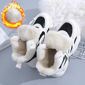 Cizme de zăpadă pentru femei Pantofi noi de iarnă Cizme pentru femei Pantofi calduri din bumbac Cizme cu platformă cu șireturi Cizme de damă pantofi de modă pentru femei