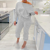 Dámske tepláky s dlhým rukávom, asymetrické, s dlhým rukávom, elastické, s dlhým rukávom, ležérne, s kapucňou, streetwear, módne oblečenie 2023