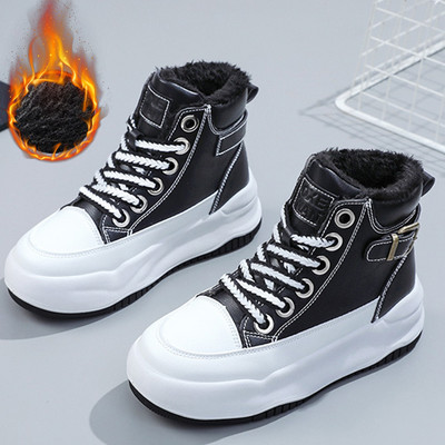 Naiste talvejalatsid Uued puuvillased jalanõud Platvorm Poolsaapad Naistele Hoia soojas Vabaajajalatsid Naiste Mugavad papud Lumesaapad