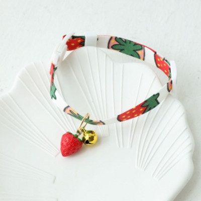 Armas multikas moodne kassi kaelarihm Reguleeritav kell Koera kaelarihm suvine maasika ananassi lemmiklooma kaelarihm kassipoja ja kutsika kaunistus