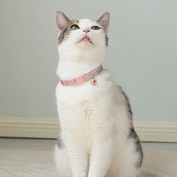 Νάιλον κολάρο γάτας Γρήγορης αποδέσμευσης Κολάρα για γάτες Safety Kitten Puppy Collars Κολιέ εκτύπωσης με ρυθμιζόμενο κουδούνι αξεσουάρ για γάτες