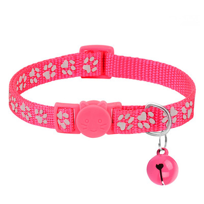Guler de pisici din nailon Guler de pisică cu eliberare rapidă de siguranță Pisicuță Guleră pentru cățeluș Colier imprimat cu clopot Accesorii reglabile pentru pisici