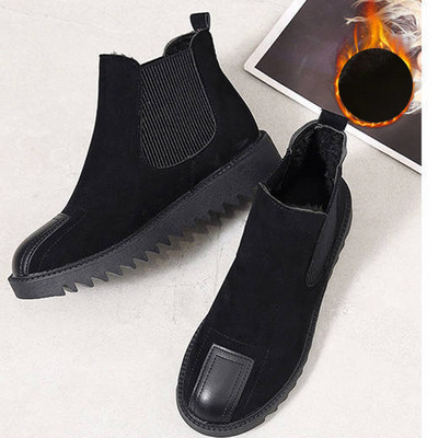 Γυναικεία Μποτάκια Πλατφόρμας Μόδα Ζεστά Χειμωνιάτικα Γυναικεία Flats Παπούτσια Αντιολισθητικά Casual στρογγυλά μποτάκια Γυναικεία παπούτσια Γυναικεία