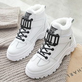 Χειμερινά παπούτσια Γυναικείες ζεστές γούνινες αντιολισθητικές μπότες Γυναικείες μπότες χιονιού casual fashion lace Up παπούτσια Γυναικεία παπούτσια νέας πλατφόρμας