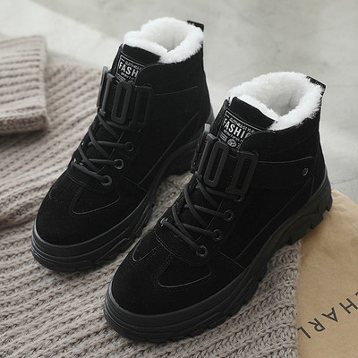 Χειμερινά παπούτσια Γυναικείες ζεστές γούνινες αντιολισθητικές μπότες Γυναικείες μπότες χιονιού casual fashion lace Up παπούτσια Γυναικεία παπούτσια νέας πλατφόρμας