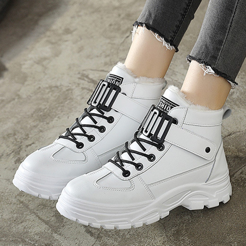 Χειμερινά παπούτσια Γυναικείες ζεστές γούνινες αντιολισθητικές μπότες Γυναικείες μπότες χιονιού casual fashion lace Up παπούτσια Γυναικεία παπούτσια νέας πλατφόρμας