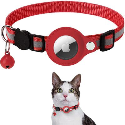 Pet GPS Tracker Airtag Case Collar for Cat with Protective Anti Lost Locator Кучешки аксесоари Светлоотразителни нашийници за домашни любимци Аксесоари