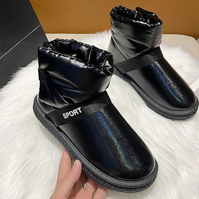 Νέες γυναικείες μπότες χιονιού Χειμερινά αδιάβροχα αντιολισθητικά γυναικεία παπούτσια πλατφόρμας Γυναικεία μόδα βελούδινα μποτάκια Γυναικείες μπότες