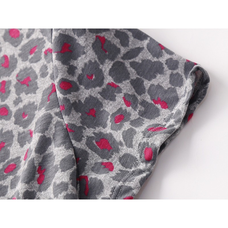 Καλοκαιρινό γυναικείο σετ πιτζάμες 2023 Γυναικείο βαμβακερό πυζάμα Γυναικείο μπλουζάκι με κοντό μανίκι & παντελόνι μέχρι τη γάμπα Σπιτικά ρούχα