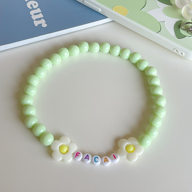 Όνομα κατοικίδιου ζώου γάτας και σκύλου προσαρμοσμένο χρώμα αρκουδάκι λουλούδι με χάντρες κολιέ κολάρο γάτας γιακά σκύλου αξεσουάρ για κατοικίδια