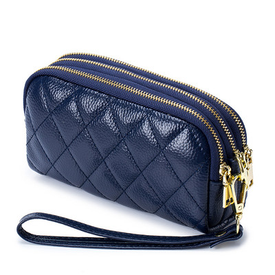 Γυναικείο μακρύ πορτοφόλι MJ  τσάντα τσάντα φερμουάρ 3 στρώσεων Πορτοφόλια με συμπλέκτη χειρός Μεγάλης χωρητικότητας Τσάντα τηλεφώνου Τσάντα με χρήματα