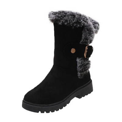 Botine femei 2023 Cizme chelsea pantofi de iarnă din blană de designer de lux din piele intoarsa calduroase cizme scurte de pluș pentru zăpadă pantofi pantofi gotici